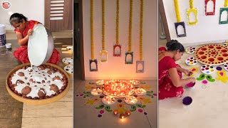 108 Diya Diwali Hacks Decoration || Amazing Diwali Decor || Festive Decor || DIY