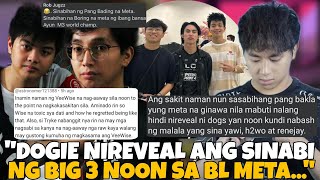 VEEWISE REJECTED SA H2WO TRADE DAHIL SA UGALI? DOGIE NIREVEAL ANG SINABI NG BIG 3 NOON? PANG B*KLA?!