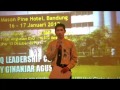 Cover mens health  bos tmb candidate speech on stage  agus sukarji