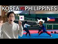 KARATE GUY REACTION / SPEAR Hanmudo (Korea) vs ARNIS (Philippines)