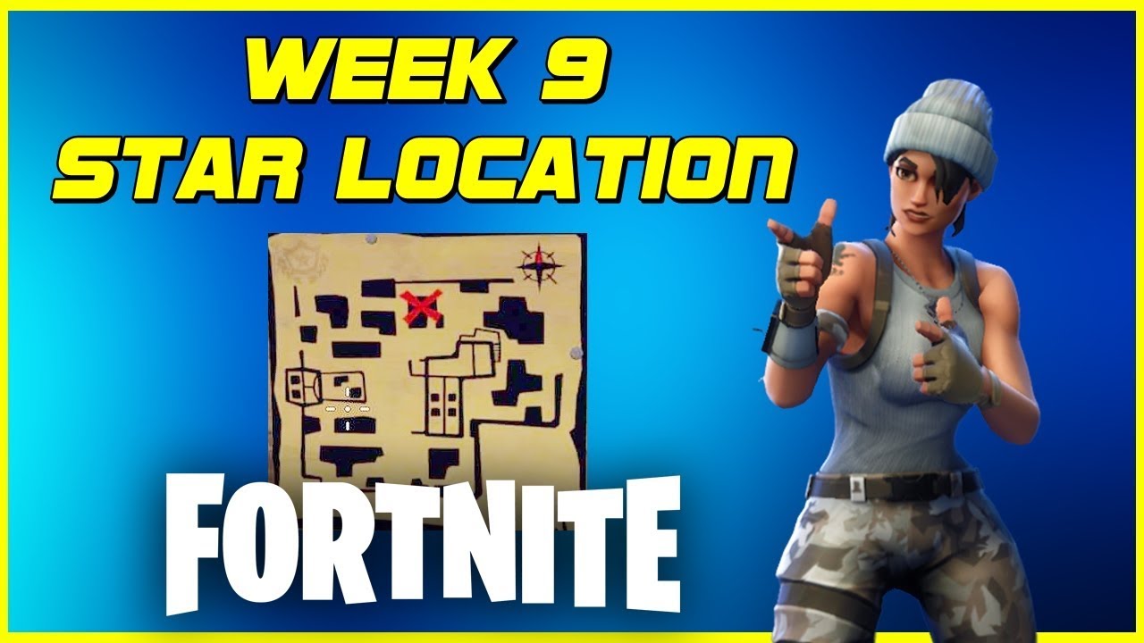 WEEK 9 SECRET STAR LOCATION - FORTNITE CHALLENGES.