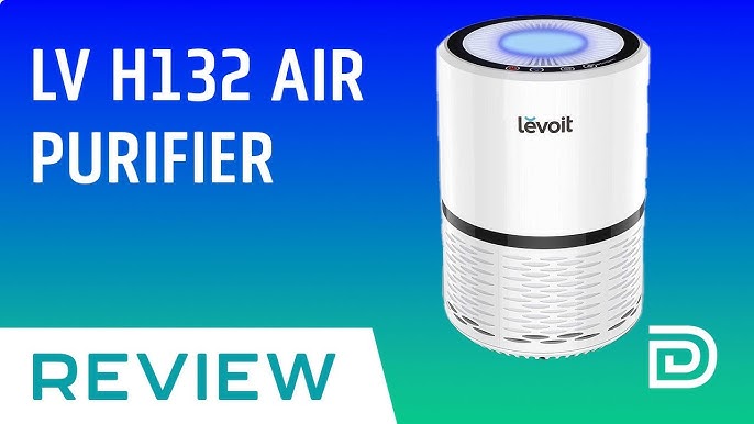 LEVOIT LV-H132 Purificateur d'air silencieux avec ventilateur à 3 vitesses  et veilleuse pour chambre – Filtre HEPA H13 véritable – Pour allergènes,  fumée, odeur, poussière, moisissures, pollen – Blanc : : Maison
