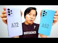 Samsung Galaxy A52 vs A72 Unboxing : What's the Difference 🤔 ??