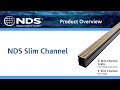 Nds slim channel drain  product overview