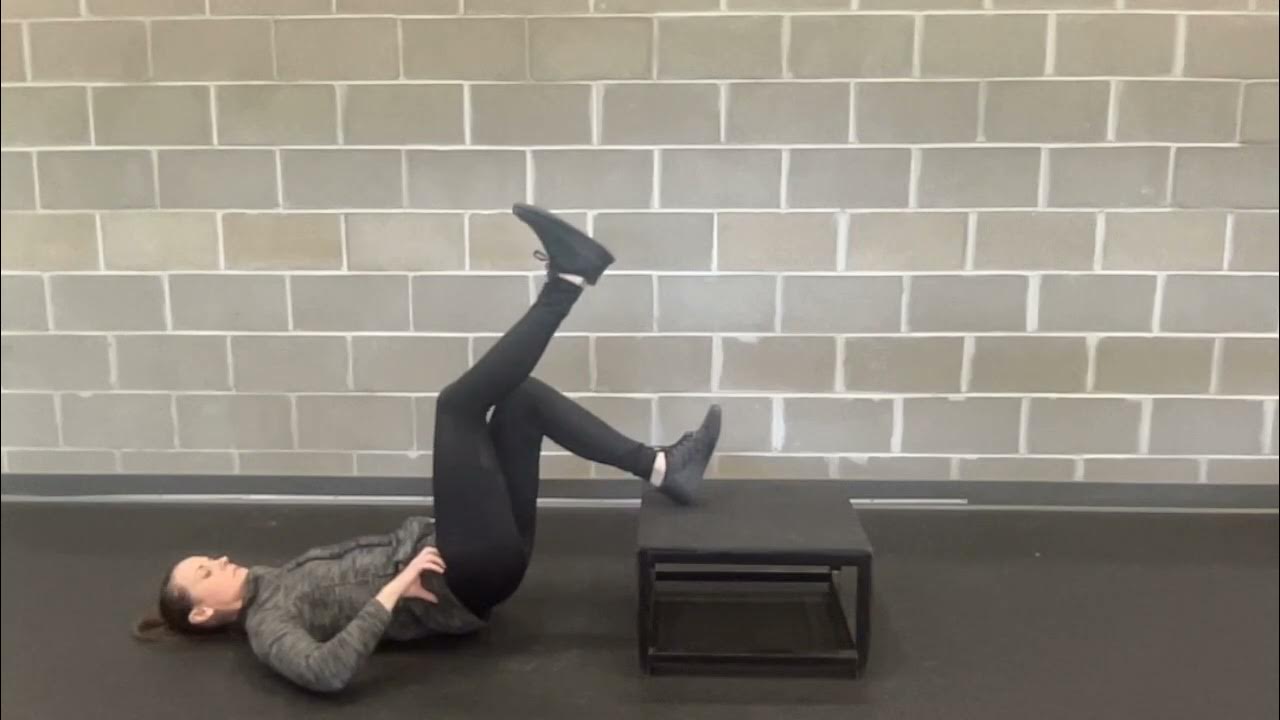Alternating hamstring heel digs in bridge YouTube