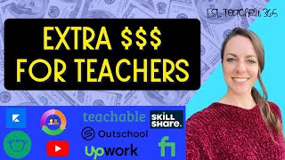 5 TOP SIDE HUSTLES FOR TEACHERS   Make Money Online as a Teacher