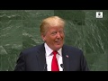 President donald trump full un general assembly remarks   abc news