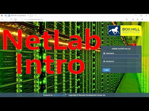 NetLab First time login tutorial