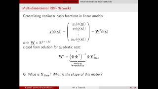 Machine Intelligence 1 tutorial 08 Radial basis function networks pt 3/4