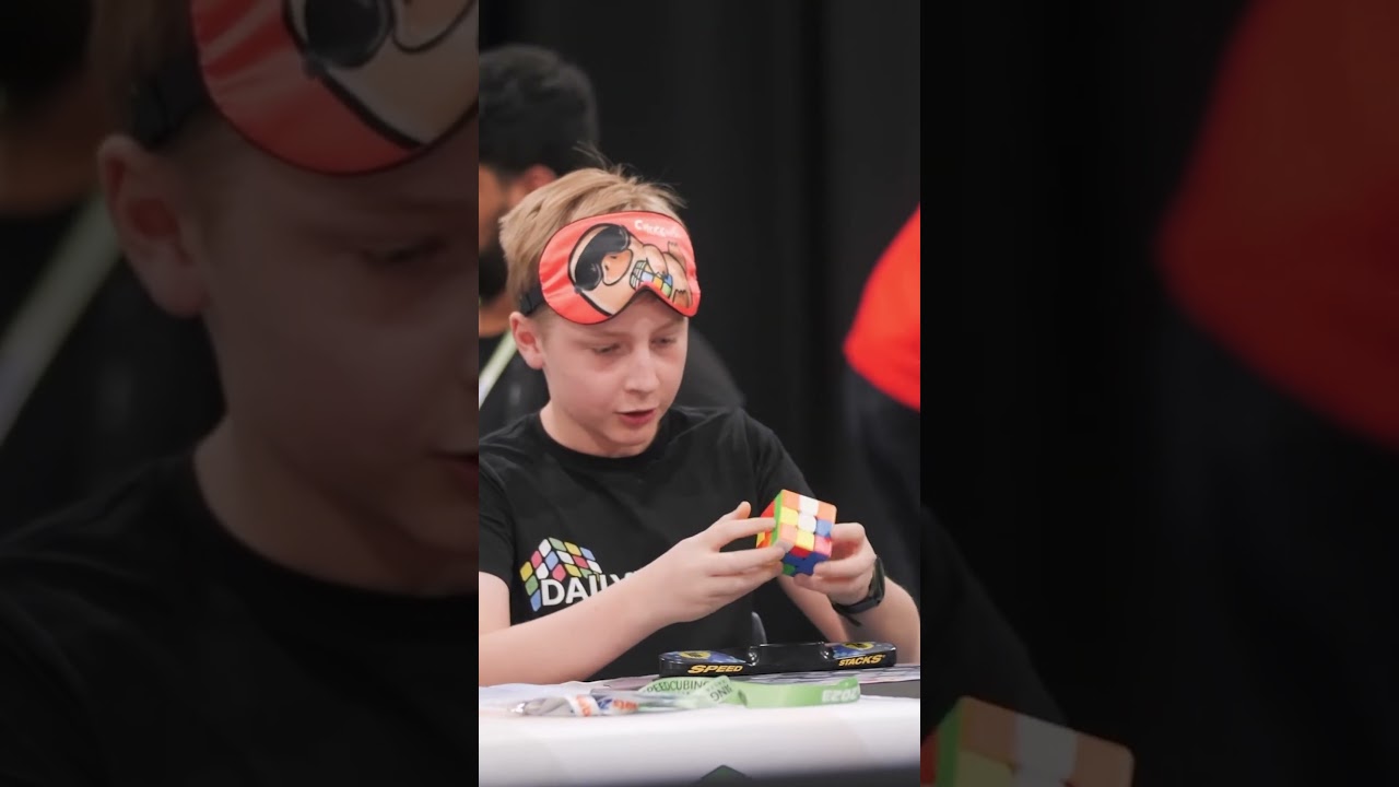 Newtownabbey man solves Rubik's Cube blindfolded to record fastest time for  Ulster competitor