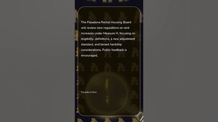 Pasadena Rental Housing Board to Mull Draft of New Regulations for Rent Increases