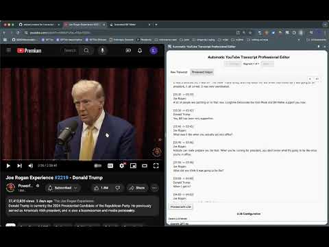 The Transcript Desk: YouTube Transcript Editor video preview 2