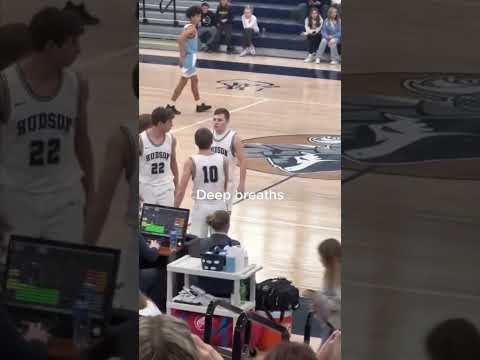 This basketball manager got an opportunity 👏 (via @nathankrom15, Hudson Broadcasting) #shorts