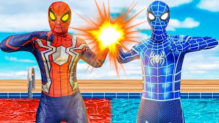 SUPERHERO RED IS SICK !!! ( 5 SPIDER-MAN Bros Story ) || Cooking , Parkour , Swimming , Find The ...