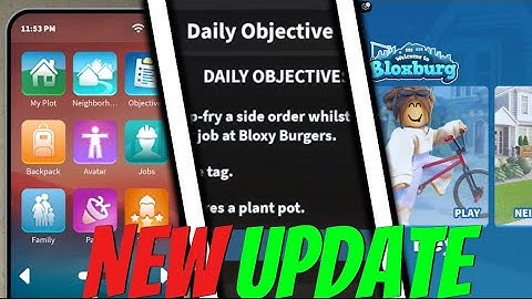 NEW BLOXBURG UI REVAMP UPDATE IS HERE!!