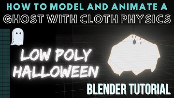 Low Poly Ghost | Blender Tutorial