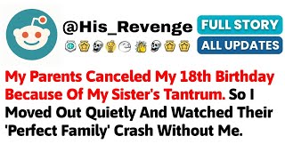 My Parents Canceled My 18th Birthday Because Of My Sister's Tantrum. So I Moved Out Quietly And Watc