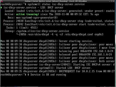 How to configure DHCP failover in a Linux system