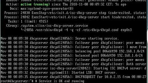 How to configure DHCP failover in a Linux system