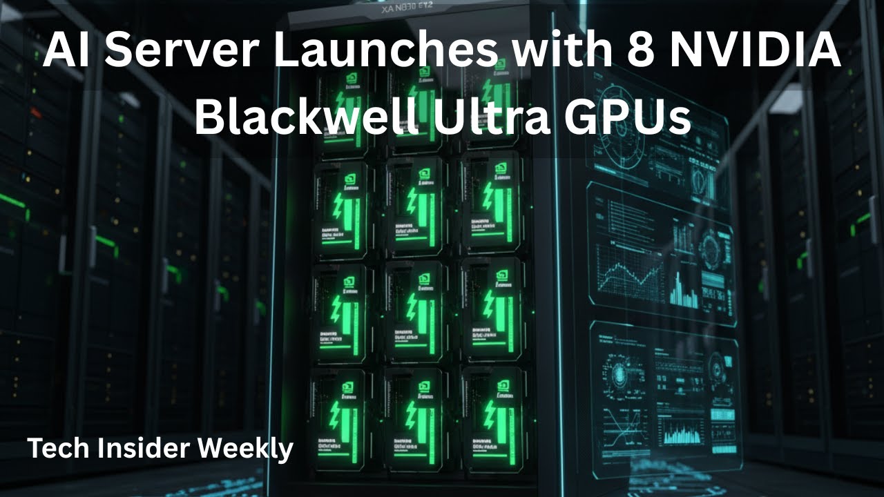 ASUS XA NB3I-E12 AI Server Launches with 8 NVIDIA Blackwell Ultra GPUs!
