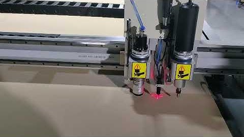 Test Video of Richpeace Automatic Three in One Cutting Machine for Leather  patterns