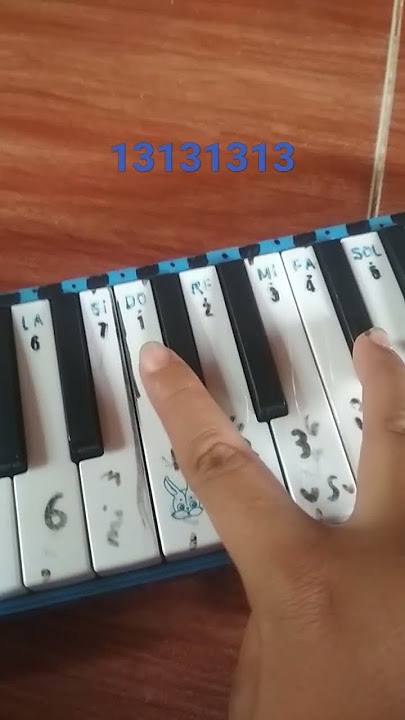 memakai pianika suara kereta mudah sekali #shorts