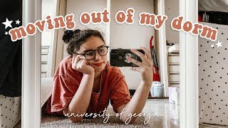 COLLEGE MOVE OUT VLOG | moving out of my freshman dorm at uga