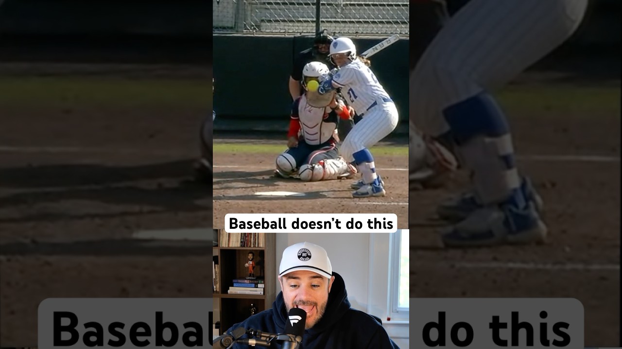 A hit by pitch rule that baseball doesn’t have, a breakdown
