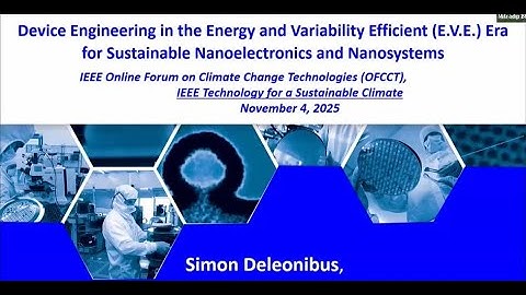 IEEE OFCCT 2025: Nanoelectronics and Nanosystems Device Engineering