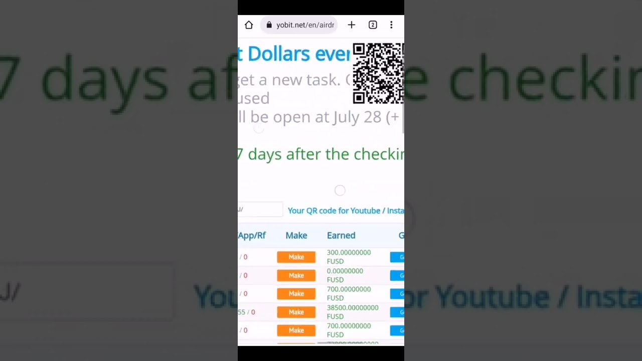 New airdrop Yobit stepn/crypto/defi/earn/airdrop 