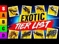 I Ranked Every Exotic Weapon in a Tier List (Destiny 2)