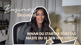 Videon som du tittar på INNAN du startar eget företag | Business Decoded Videon som du tittar på INNAN du startar eget företag | Business Decoded