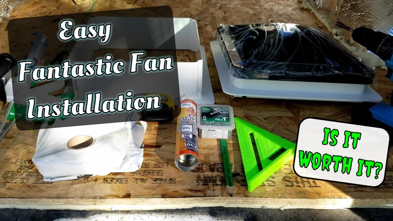 DIY Fantastic Fan Install Van Life YouTube