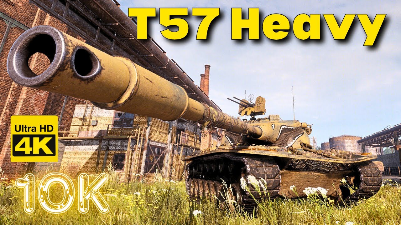 World of Tanks 7 Kills 10k damage T57 Heavy | 4K Video | - My battle My ...