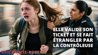 Une Passagère Se Fait Rosser Par La Contrôleuse Dun Bus A Brie - Comte - Robert Qui Pète Un Câble Resimi