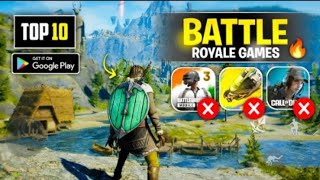 TOP 10 NEW BATTLE ROYALE GAMES FOR ANDROID 2024 | BEST BATTLE ROYALE GAMES LIKE FREE FIRE & PUB G