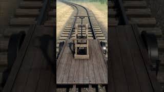 rust handcar and procedural folliage concepts