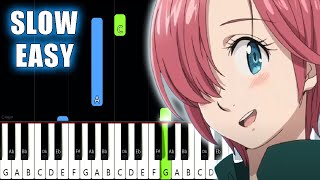 One Love - Nanatsu No Taizai OST - SLOW EASY Piano Tutorial