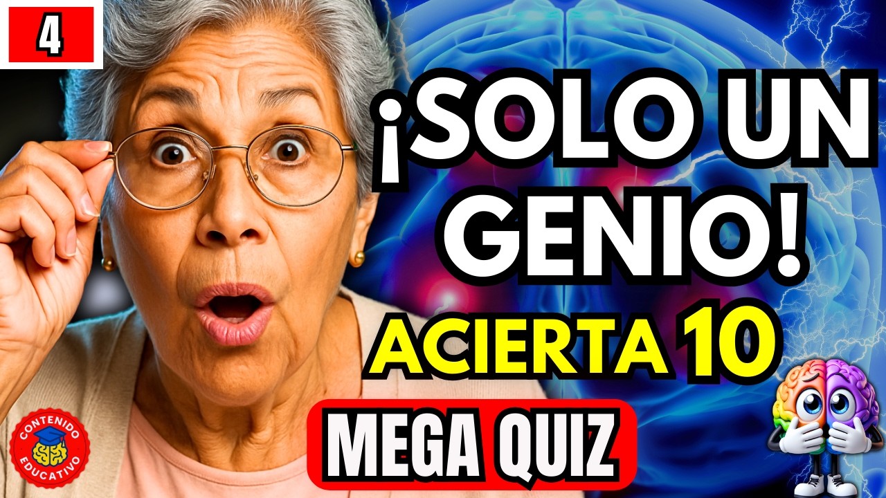 40 Preguntas de CULTURA GENERAL 🧠🤓 | ¿Cuánto Sabes? | Mega Quiz con Explicaciones ✅
