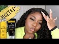 GOT 2 BE GLUE & FREEZE SPRAY LACEFRONT INSTALL || SUPER EASY || TINASHE HAIR  JERRY CURL