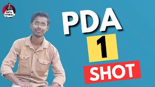 Pushdown Automata(PDA) &amp; Turing Machine(TM) in one video | important Questions | TOC |