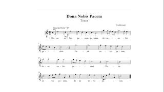 Dona Nobis Pacem Tenor KMEA