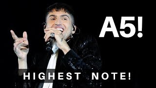 Mitch Grassi hits his highest note! (A5)