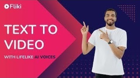 Fliki- text to video & text to voice