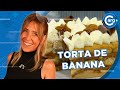 TORTA FÁCIL Y SIN HORNO:  BANANA Y DULCE DE LECHE