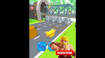 Shape-shifting Funny Race All Levels Gameplay Walkthrough Master Level #311 BeamNG.drive #Shorts