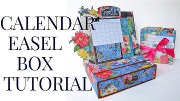 [Tutorial] Calendar Easel Storage Box: Club G45 Vol 12 - Featuring Flutter