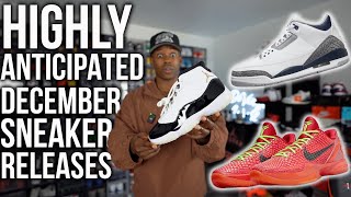 It’s a VERY Light Month Of Sneaker Releases December Most Anticipated Sneaker Releases