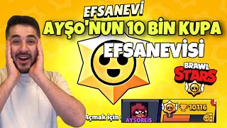 Ayşonun 10000 Kupa Efsanevi̇si̇ni̇ Açtik Çok Üzüldük Çook -Brawl Stars