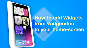Widgeridoo Video 1: How to add a widget to the home-screen